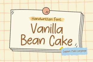 Vanilla Bean Cake Font Download