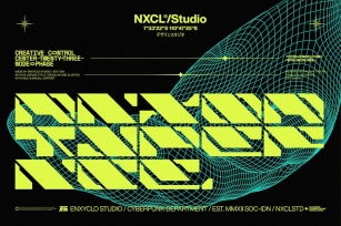 NCL Raxor - Y2k Cyberpunk Futuristic Mecha Font Font Download