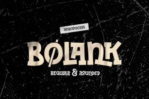 Bolank Font Download