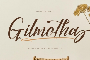 Gilmotha Modern Handwritten Freestyle Font Download