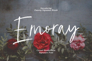 Emoray - Signature Brush Font Download