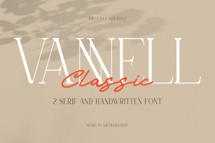 Vannell Classic - 2 Serif And Handwritten Font Font Download