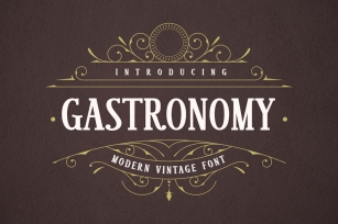 Gastronomy  Modern Vintage Serif Font Font Download