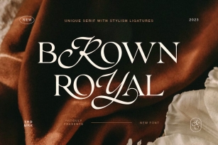 Brown Royal - Stylish Ligature Font Font Download