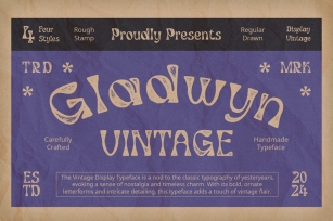 Gladwyn Vintage Font Download