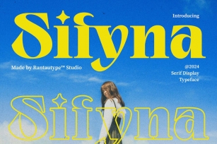 Sifyna Modern Serif Typeface Font Download