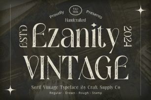 Ezanity Vintage Font Download