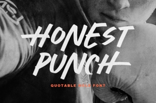 Honest Punch - Quotable Bold Font Font Download