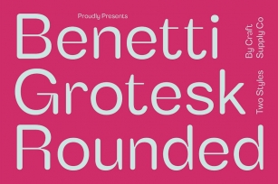 Benetti Grotesk Rounded Font Download