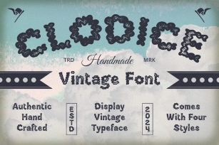 Clodice Vintage Font Download