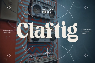 Claftig Elegant Serif Font Font Download