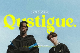 Qustigue Serif Font Font Download