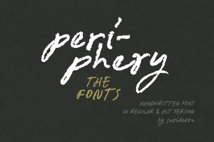 Periphery - Rough Handwritten Font Font Download
