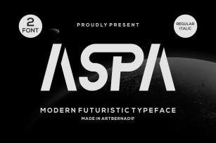 Aspa - Modern Futuristic Typeface Font Font Download