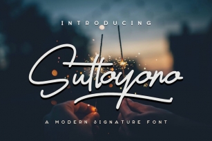 Suttoyono Modern Signature Font Font Download