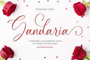 Gandaria Script Font Download