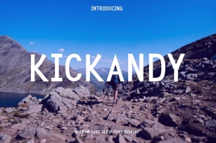 Kickandy Modern Sans Font Font Download