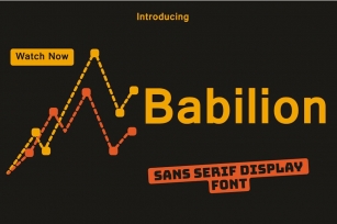 Babilion Futuristic Sans Font Font Download