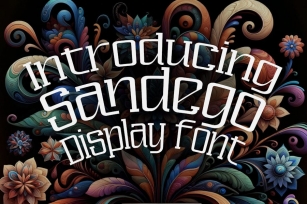 Sandego Display Font Font Download