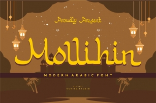 Mollihin - Modern Arabic Font Font Download