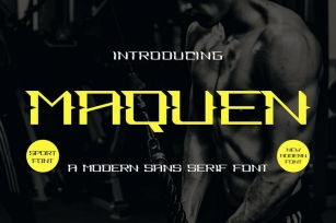 Maquen - Modern Font Font Download