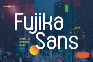 Fujika Condensed Sans Serif Font Font Download