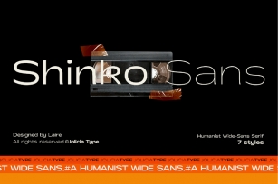 Shinko Sans | Humanist Wide Font Font Download