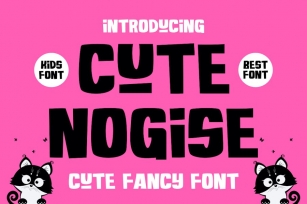 Cute Nogise | Cute Typeface Font Download
