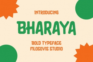 Bharaya Bold Typeface Font Download