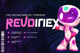 Revoinex - Futuristic Display Font Font Download