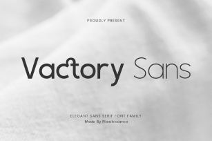 Vactory Sans - Elegant Sans Serif Font Font Download