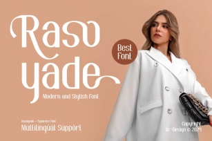 Rasoyade - Sans Serif Typeface Font Font Download