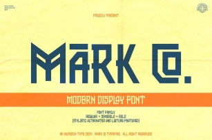 Mark Co Font Download