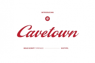 Cavetown Font - Bold Script Typeface Font Download
