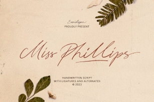 Miss Phillips - Handwritten Script Font Download