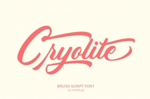 Cryolite - Brush Script Font Font Download