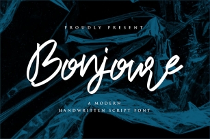 Bonjoure - Handwritten Script fonts Font Download