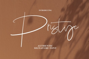 Pristye Signature Font Download