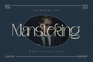 Mansteking - Modern Luxury Font Font Download