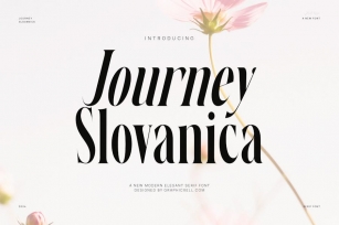 Journey Slovanika Family Serif Font Text Font Download