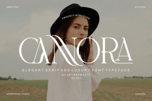 Cannora - Elegant Serif And Luxury Font Typeface Font Download