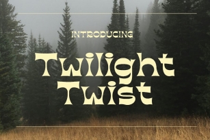 Twilight Twist - Retro Typeface Font Download