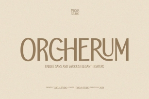 Orcherum - Unique Sans Serif Font Download