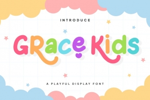 Grace Kids - Playful Display Font Font Download