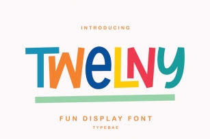 Twelny Quirky and Sweet Display Font Font Download
