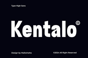 Kentalo - Modern Sans Serif Font Font Download