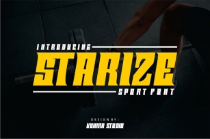Starize - Sport Jersey Font Download