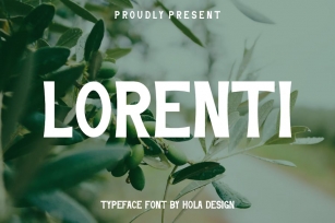 Lorenti - Typeface Font Font Download