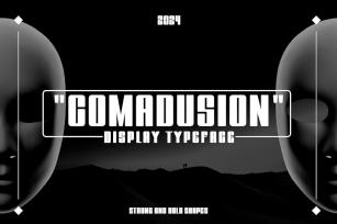 Comadusion - Display Typeface Font Download