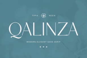 Qalinza - Modern Elegant Sans Serif Font Download